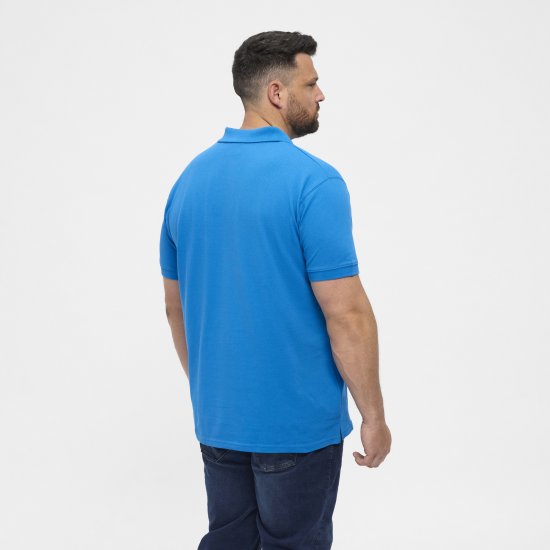 North Latitude Polo Short Sleeve Blue - Pólos - Pólos Tamanhos Grandes Homem
