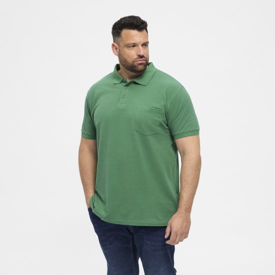 North Latitude Polo Short Sleeve Green - Pólos - Pólos Tamanhos Grandes Homem