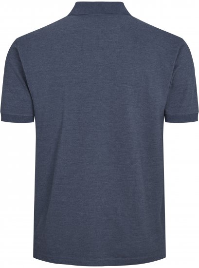 North Latitude Polo Short Sleeve Blue Melange TALL - ROUPAS DE HOMEM MT-6XLT - Tamanhos-Tall Homem