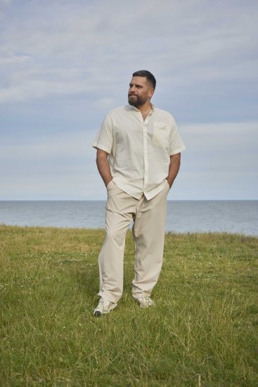 North Latitude 51143 Dress Pants Jog Style Beige - Jeans & calças - Jeans & Calças Tamanhos Grandes Homem