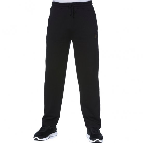 JP1880 Sweatpants Joggers Straight Cut Basic Fit Black TALL - ROUPAS DE HOMEM MT-6XLT - Tamanhos-Tall Homem