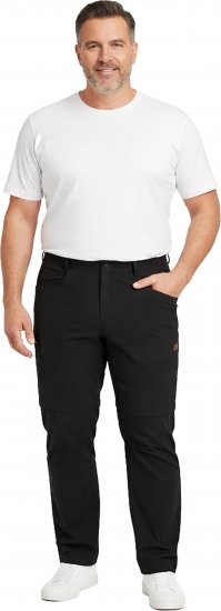 Dobsom Nebraska Calças com Pernas Amovíveis Pretas - Roupa desportiva & Outdoor - Roupa Desportiva Tamanhos Grandes
