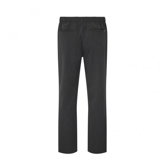 North Latitude Dress Pants Elastic Waist Dark Grey Melange - Calças - Calças Tamanhos Grandes Homem