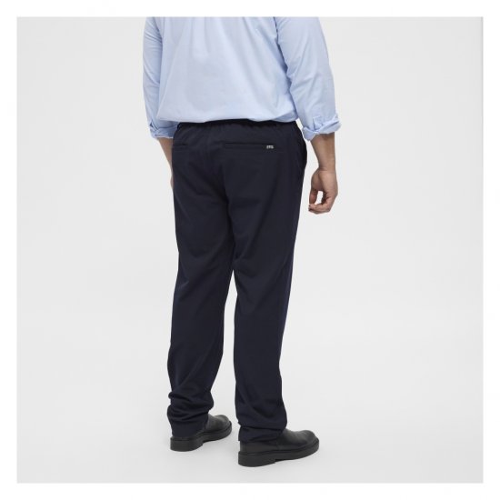 North Latitude Dress Pants Elastic Waist Navy Blue - Calças - Calças Tamanhos Grandes Homem