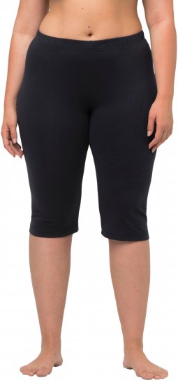 Ulla Popken Stretch Knit Bike Shorts Blue - Jeans & Calças Femininas em Tamanhos Grandes – Plus Size - 