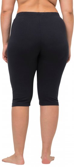 Ulla Popken Stretch Knit Bike Shorts Blue - Jeans & Calças Femininas em Tamanhos Grandes – Plus Size - 