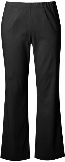 Ulla Popken Classic Stretch Bengaline Comfort Pants Black - Jeans & Calças Femininas em Tamanhos Grandes – Plus Size - 