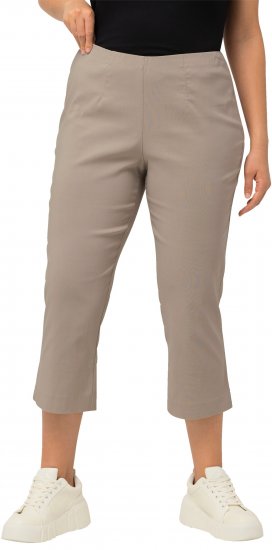 Ulla Popken Stretch Basic Bengaline Capri Pants Orange - Jeans & Calças Femininas em Tamanhos Grandes – Plus Size - 