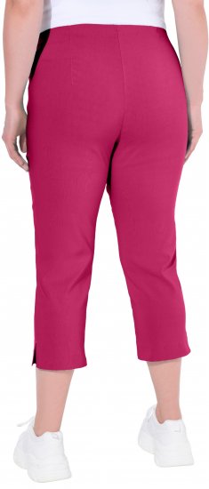 Ulla Popken Stretch Basic Bengaline Capri Pants Pale Lilac - Jeans & Calças Femininas em Tamanhos Grandes – Plus Size - 
