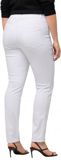 Ulla Popken Sienna Stretch Twill Jeggings Snow White - Jeans & Calças Femininas em Tamanhos Grandes – Plus Size - 