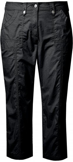 Ulla Popken Roll Tab Hem Stretch Cargo Pants Black - Jeans & Calças Femininas em Tamanhos Grandes – Plus Size - 