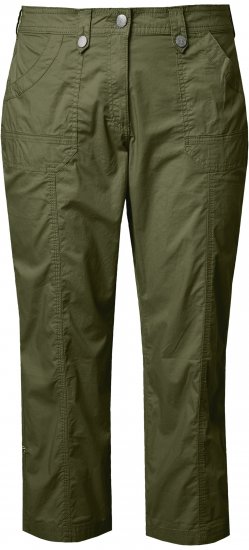 Ulla Popken Roll Tab Hem Stretch Cargo Pants Green - Jeans & Calças Femininas em Tamanhos Grandes – Plus Size - 