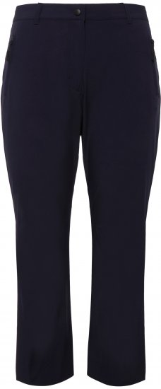 Ulla Popken Functional Sport Quick Dry Stretch Crop Pants Navy Blue - Jeans & Calças Femininas em Tamanhos Grandes – Plus Size - 