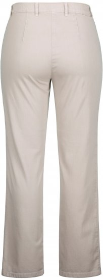 Ulla Popken Summer Pants Mony Beige - Jeans & Calças Femininas em Tamanhos Grandes – Plus Size - 