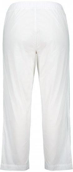 Ulla Popken Wide Leg Ruby Fit Stretch Chino Pants Snow White - Jeans & Calças Femininas em Tamanhos Grandes – Plus Size - 