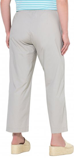 Ulla Popken Wide Leg Ruby Fit Stretch Chino Pants Pebble - Jeans & Calças Femininas em Tamanhos Grandes – Plus Size - 