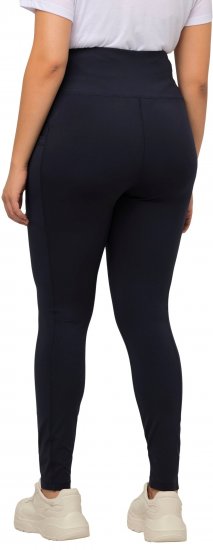 Ulla Popken High Waist Quick Dry Recycled Stretch Leggings Grey - Jeans & Calças Femininas em Tamanhos Grandes – Plus Size - 