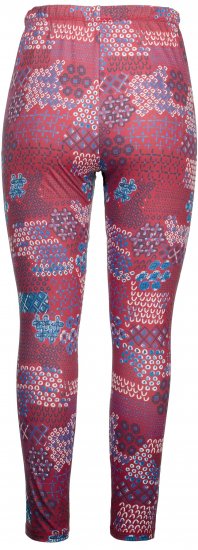 Ulla Popken Graphic Print Recycled Polyester Quick Dry Stretch Leggings Red - Jeans & Calças Femininas em Tamanhos Grandes – Plus Size - 