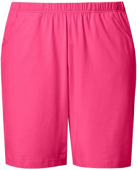 Ulla Popken Stretch Knit Bermuda Shorts Red - Jeans & Calças Femininas em Tamanhos Grandes – Plus Size - 