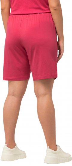 Ulla Popken Stretch Knit Bermuda Shorts Red - Jeans & Calças Femininas em Tamanhos Grandes – Plus Size - 