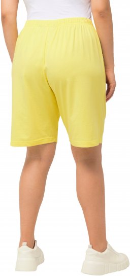 Ulla Popken Stretch Knit Bermuda Shorts Orange - Jeans & Calças Femininas em Tamanhos Grandes – Plus Size - 