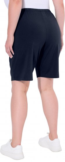 Ulla Popken Stretch Knit Bermuda Shorts Blue - Jeans & Calças Femininas em Tamanhos Grandes – Plus Size - 