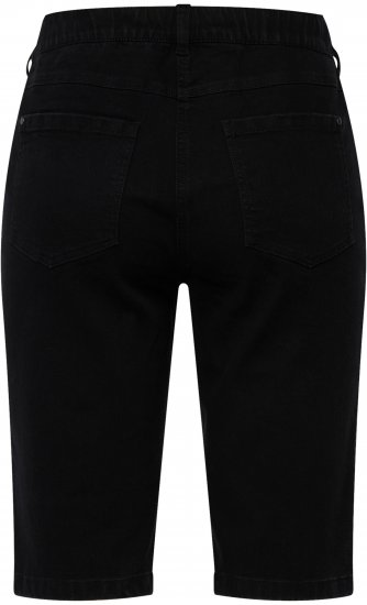 Ulla Popken Basic Denim Mandy Bermuda Shorts Black - Jeans & Calças Femininas em Tamanhos Grandes – Plus Size - 