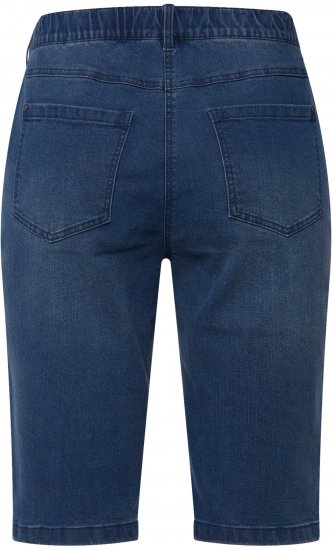 Ulla Popken Basic Denim Mandy Bermuda Shorts Light Blue Denim - Jeans & Calças Femininas em Tamanhos Grandes – Plus Size - 
