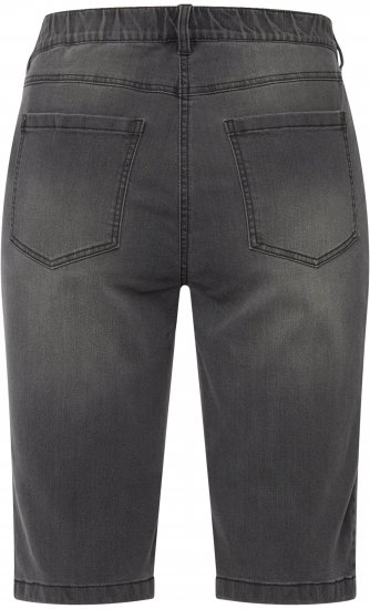 Ulla Popken Basic Denim Mandy Bermuda Shorts Denim Blue - Jeans & Calças Femininas em Tamanhos Grandes – Plus Size - 