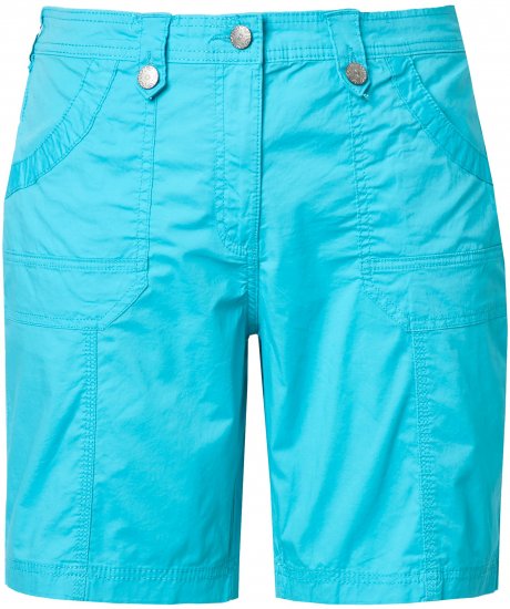 Ulla Popken Cargo Bermuda Shorts Blue - Jeans & Calças Femininas em Tamanhos Grandes – Plus Size - 