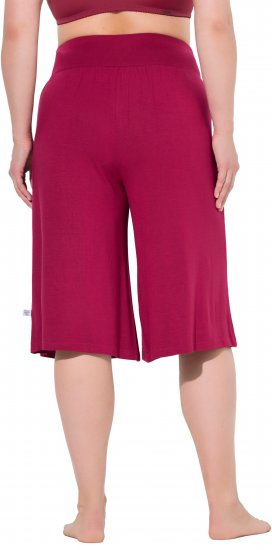Ulla Popken Wide Leg Flared Bermuda Shorts - Jeans & Calças Femininas em Tamanhos Grandes – Plus Size - 