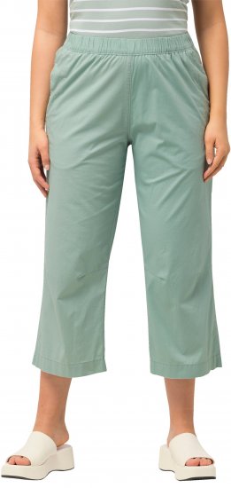 Ulla Popken Cropped Ruby Fit Pants Moss Green - Jeans & Calças Femininas em Tamanhos Grandes – Plus Size - 
