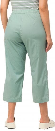 Ulla Popken Cropped Ruby Fit Pants Moss Green - Jeans & Calças Femininas em Tamanhos Grandes – Plus Size - 