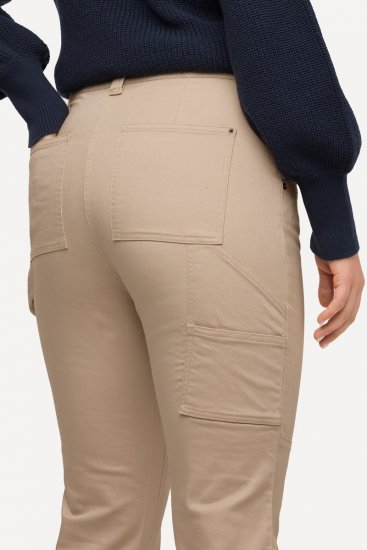 Ulla Popken Bootcut Carpenter Jeans Dark Putty - Ulla Popken - Roupa Plus-Size Ulla Popken