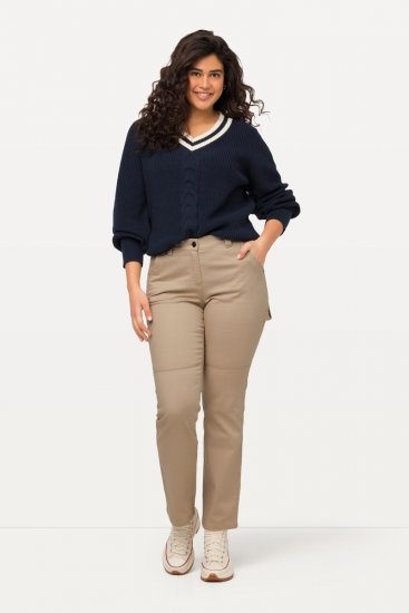 Ulla Popken Bootcut Carpenter Jeans Dark Putty - Ulla Popken - Roupa Plus-Size Ulla Popken