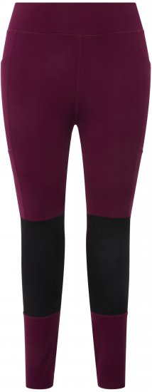 Ulla Popken High Waisted Hiking Leggings Purple - Jeans & Calças Femininas em Tamanhos Grandes – Plus Size - 