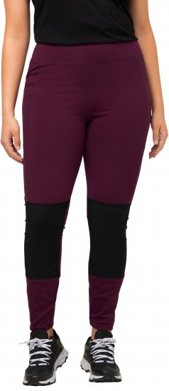 Ulla Popken High Waisted Hiking Leggings Purple - Jeans & Calças Femininas em Tamanhos Grandes – Plus Size - 