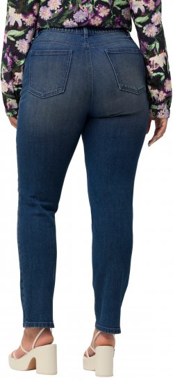 Ulla Popken Sammy Destroy 5 Pocket Jeans Blue Denim - Jeans & Calças Femininas em Tamanhos Grandes – Plus Size - 