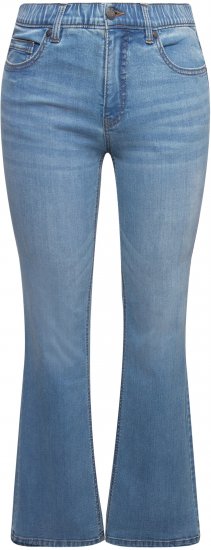 Ulla Popken Bootcut Marie Jeans Light Blue Denim - Jeans & Calças Femininas em Tamanhos Grandes – Plus Size - 