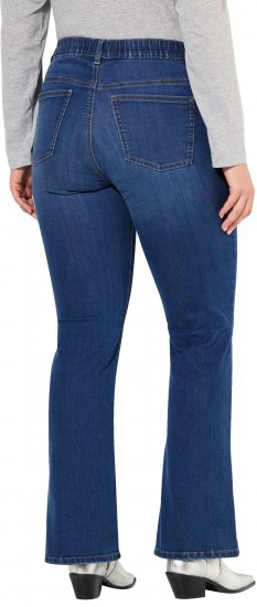 Ulla Popken Bootcut Marie Jeans Blue - Jeans & Calças Femininas em Tamanhos Grandes – Plus Size - 