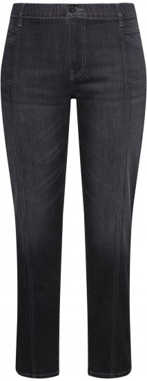 Ulla Popken Decorative Seam Boyfriend Jeans Dark Teal - Jeans & Calças Femininas em Tamanhos Grandes – Plus Size - 