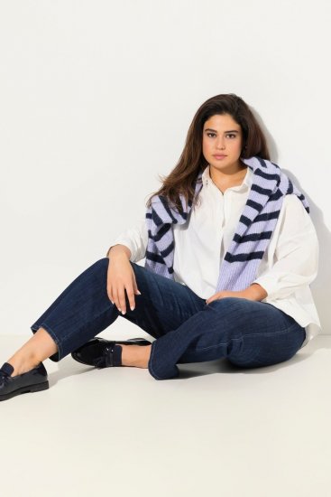 Ulla Popken Bootcut Stretch Fit Jeans Blue - Ulla Popken - Roupa Plus-Size Ulla Popken