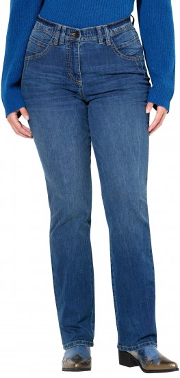 Ulla Popken Wide Leg Mandy Jeans Blue - Jeans & Calças Femininas em Tamanhos Grandes – Plus Size - 