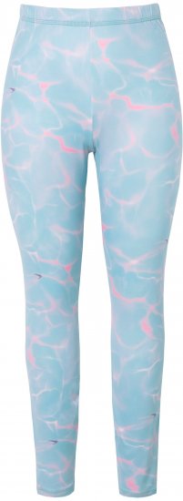 Ulla Popken Wave Print Ski Leggings Blue - Jeans & Calças Femininas em Tamanhos Grandes – Plus Size - 
