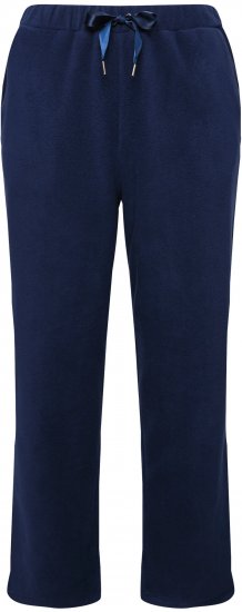 Ulla Popken Fleece Loungewear Pants Night Blue - Jeans & Calças Femininas em Tamanhos Grandes – Plus Size - 