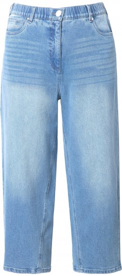 Ulla Popken Tapered Leg Mom Jeans Blue - Jeans & Calças Femininas em Tamanhos Grandes – Plus Size - 