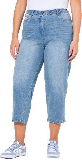 Ulla Popken Tapered Leg Mom Jeans Blue - Jeans & Calças Femininas em Tamanhos Grandes – Plus Size - 