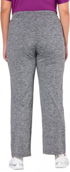 Ulla Popken Quick Drying Jogging Pants Grey - Jeans & Calças Femininas em Tamanhos Grandes – Plus Size - 