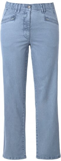 Ulla Popken Tapered Leg Mony Pants Atlantic Blue - Jeans & Calças Femininas em Tamanhos Grandes – Plus Size - 