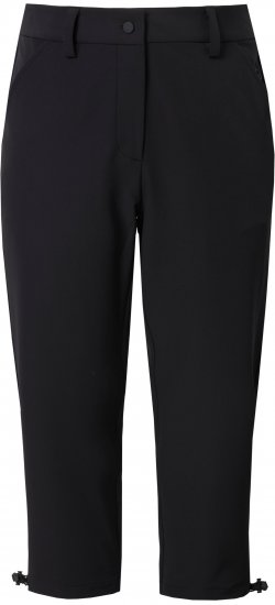Ulla Popken Ultra Light Triple Function Cropped Softshell Pants Black - Jeans & Calças Femininas em Tamanhos Grandes – Plus Size - 